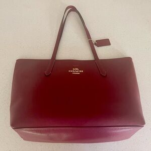Coach original leather tote - Burgundy/wine
